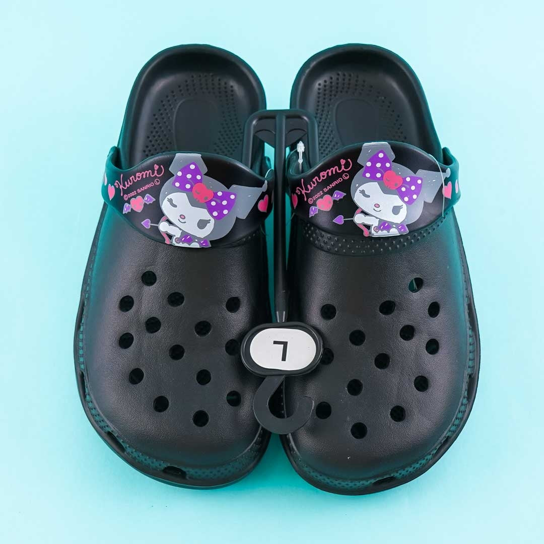 Kuromi Clog Sandals - Large