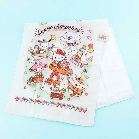Sanrio Characters Camping Face Towel