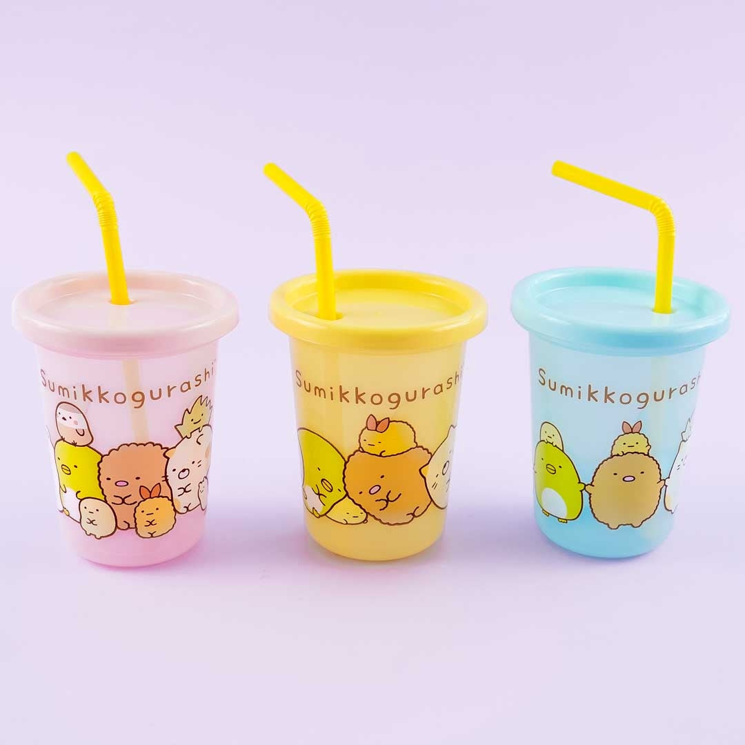 Sumikko Gurashi Reusable Tumbler With Straw Set