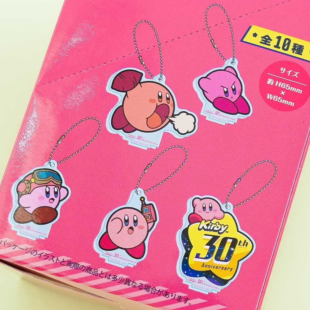 Kirby's 30th Anniversary Acrylic Stand Charm
