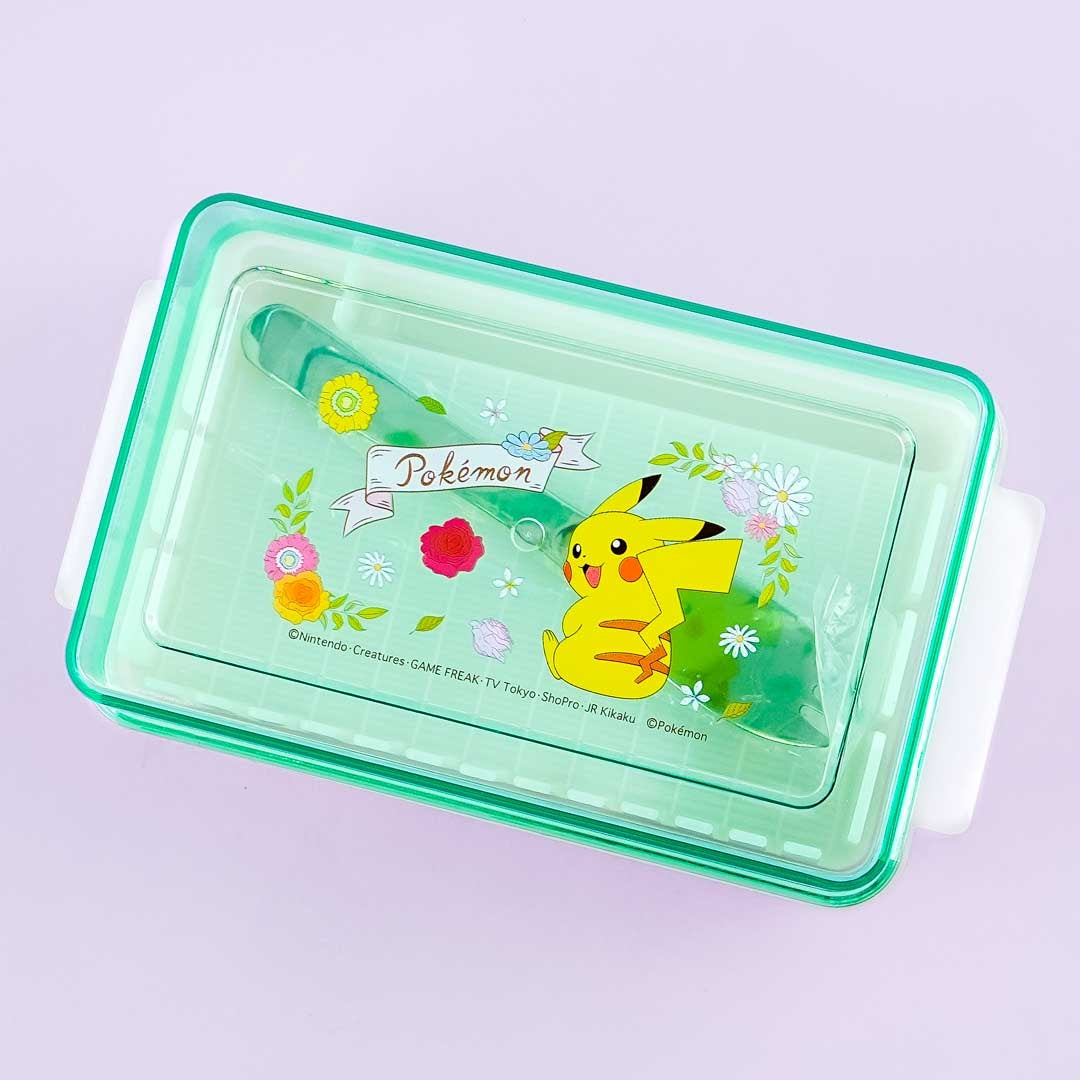 Pokemon Flowery Butter Dish With Cutting Guide