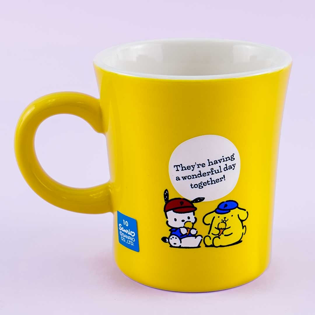 Pompompurin & Pochacco Wiggle Ceramic Mug