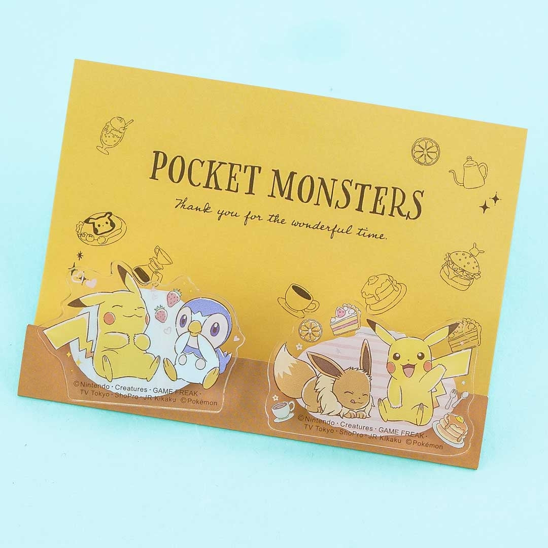 Starter Pokémons Die-Cut Acrylic Clip Set - 2 pcs