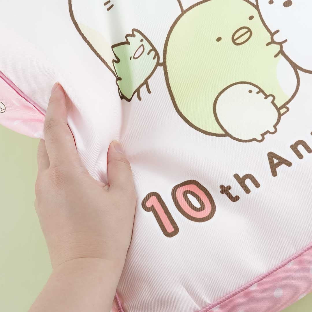 Sumikko Gurashi 10th Anniversary Square Cushion - Hugs