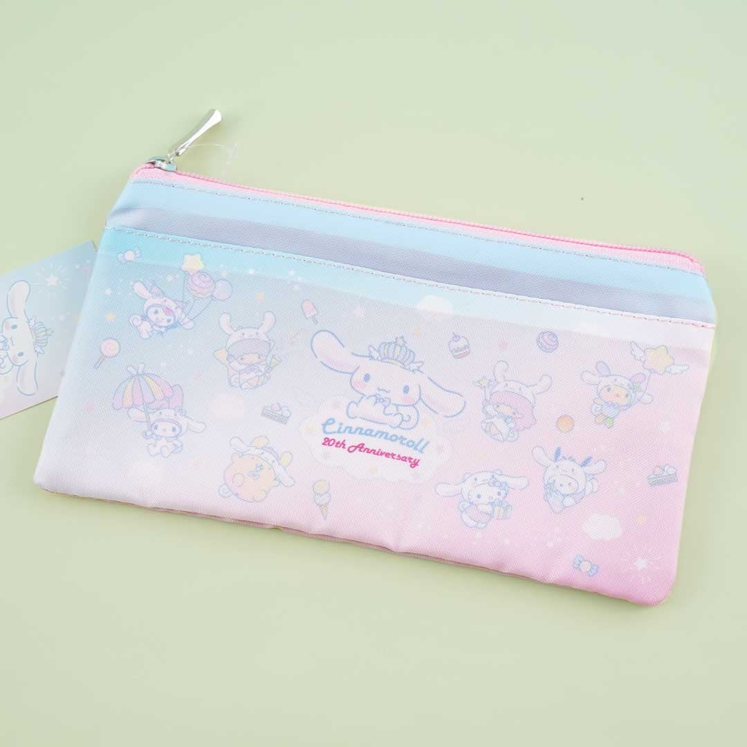 Cinnamoroll 20th Anniversary X Sanrio Characters Mask Pouch - Pink