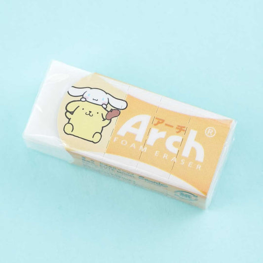 Pompompurin & Cinnamoroll Arch Foam Eraser