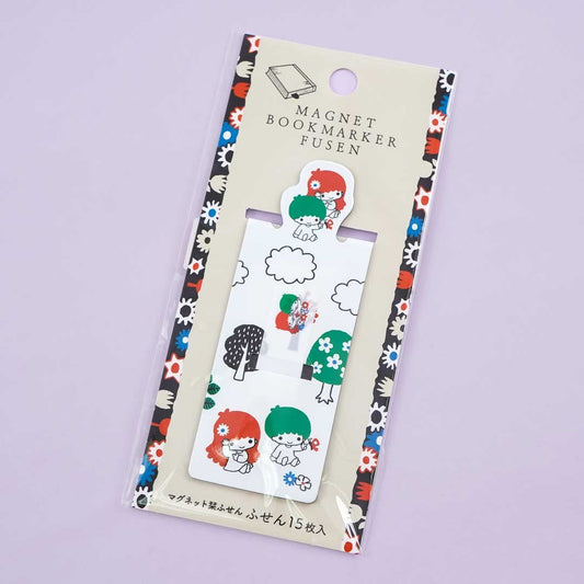 Little Twin Stars Forest Magnet Bookmark & Sticky Tabs Set