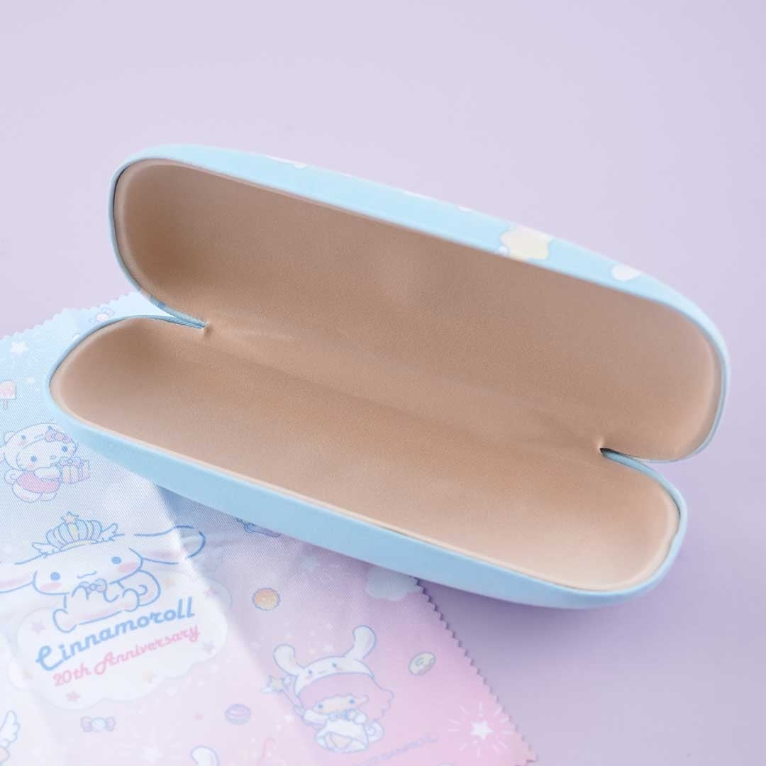 Cinnamoroll x Sanrio Characters 20th Anniversary Eyeglass Hard Case - Blue