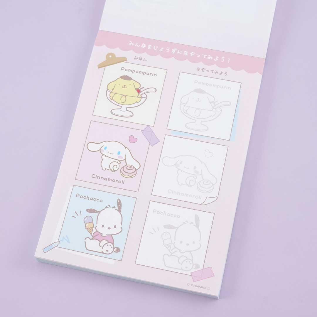 Sanrio Characters Cream Soda Memo Pad