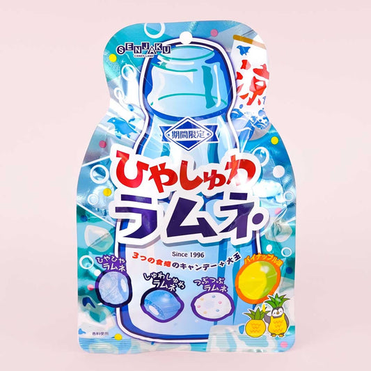 Senjakuame Hiyashuwa Ramune & Pineapple Candy