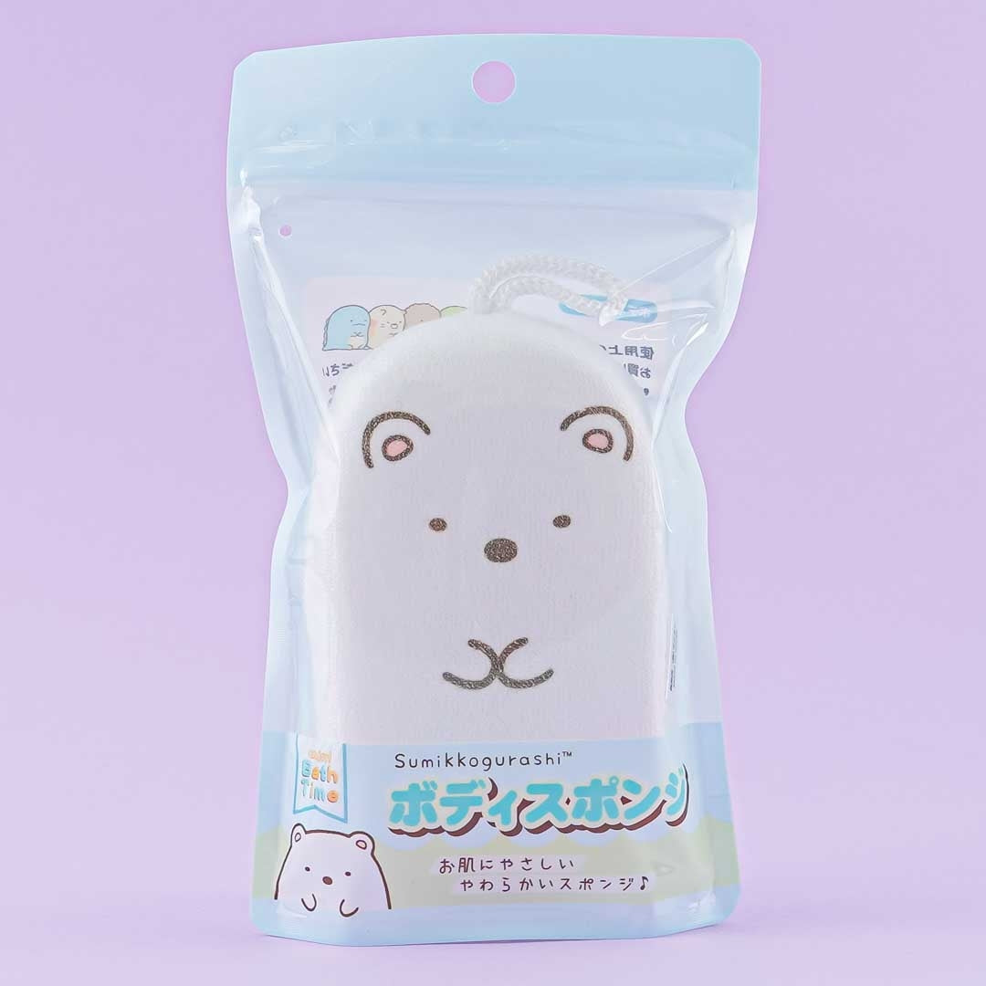 Sumikko Gurashi Body Sponge - Shirokuma