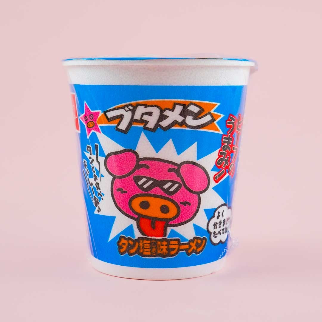 Oyatsu Butamen Instant Ramen Noodles - Tan Shio