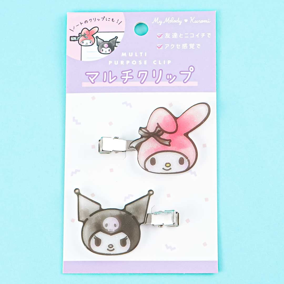 My Melody & Kuromi  Multi Purpose Clip Set