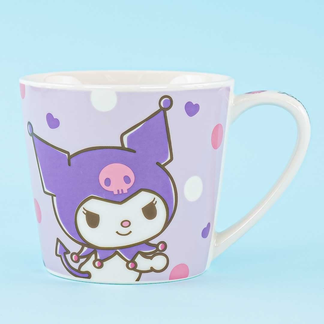 Kuromi Head Tilt Ceramic Cup