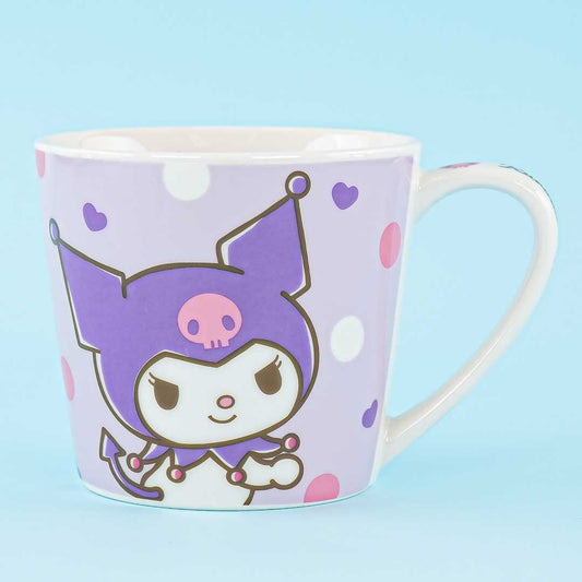 Kuromi Head Tilt Ceramic Cup