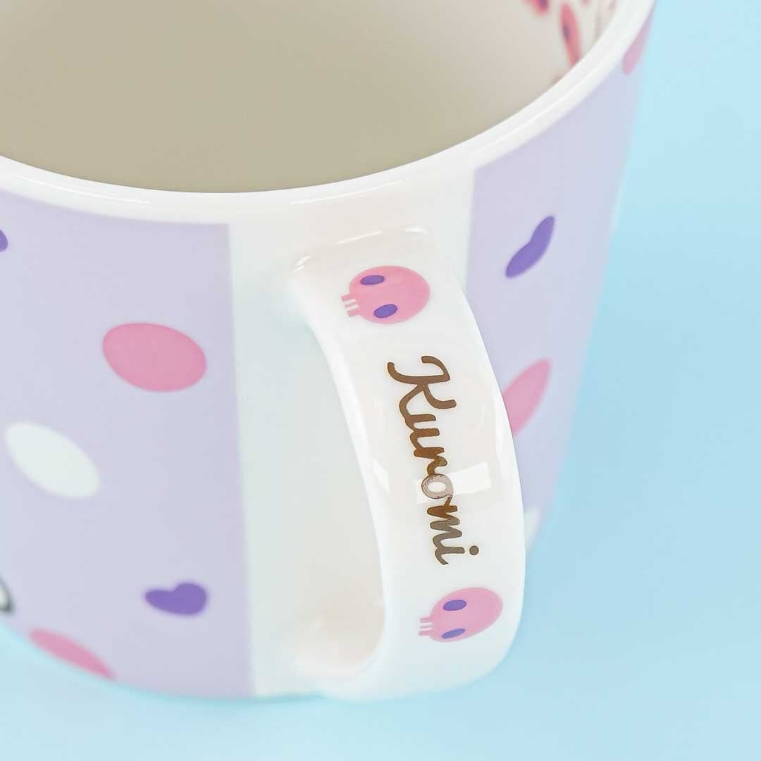 Kuromi Head Tilt Ceramic Cup