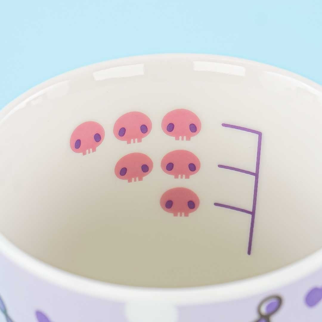 Kuromi Head Tilt Ceramic Cup