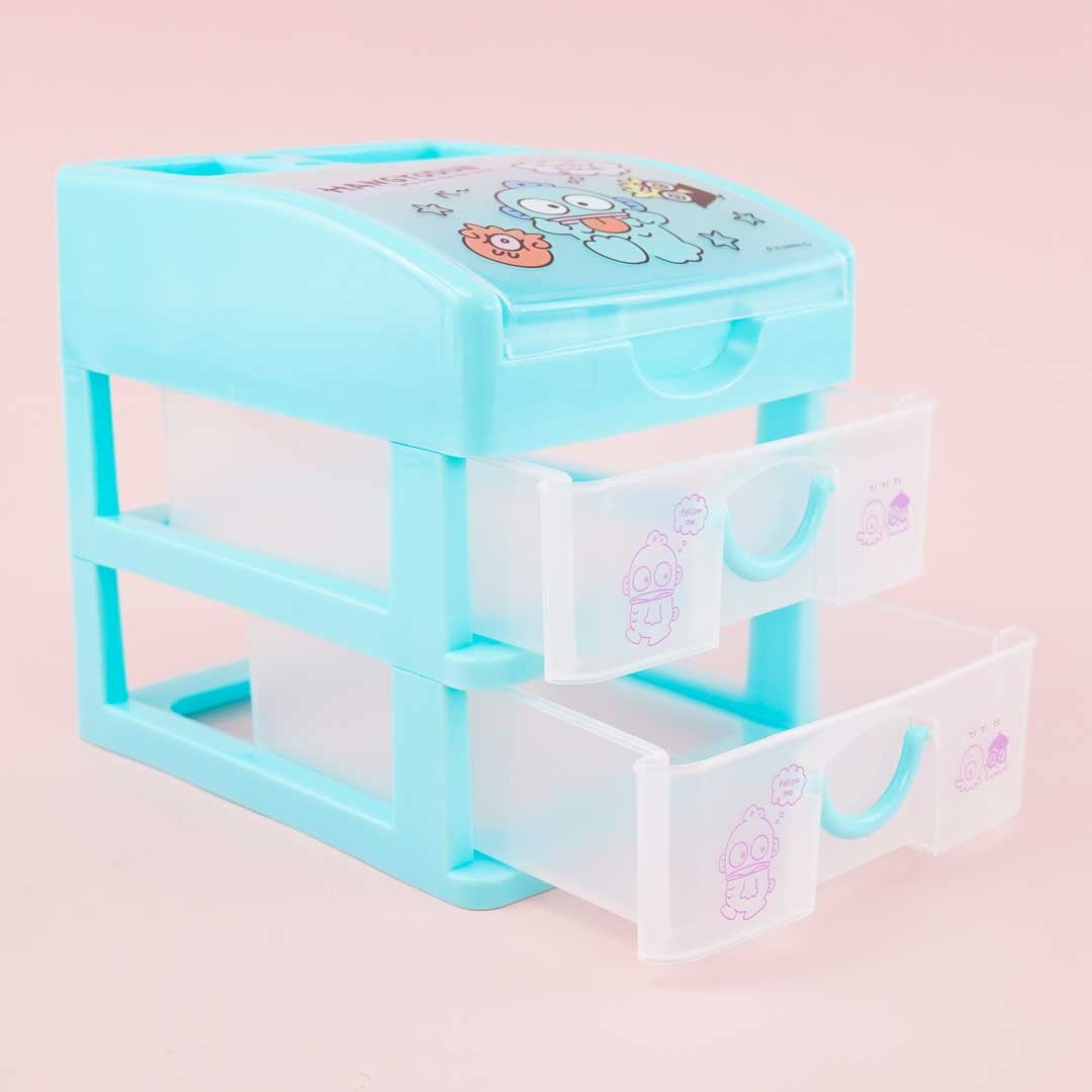 Hangyodon & Friends 2-Drawer Clear Chest Box