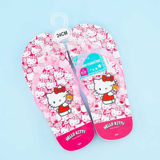 Hello Kitty Everywhere Beach Slippers