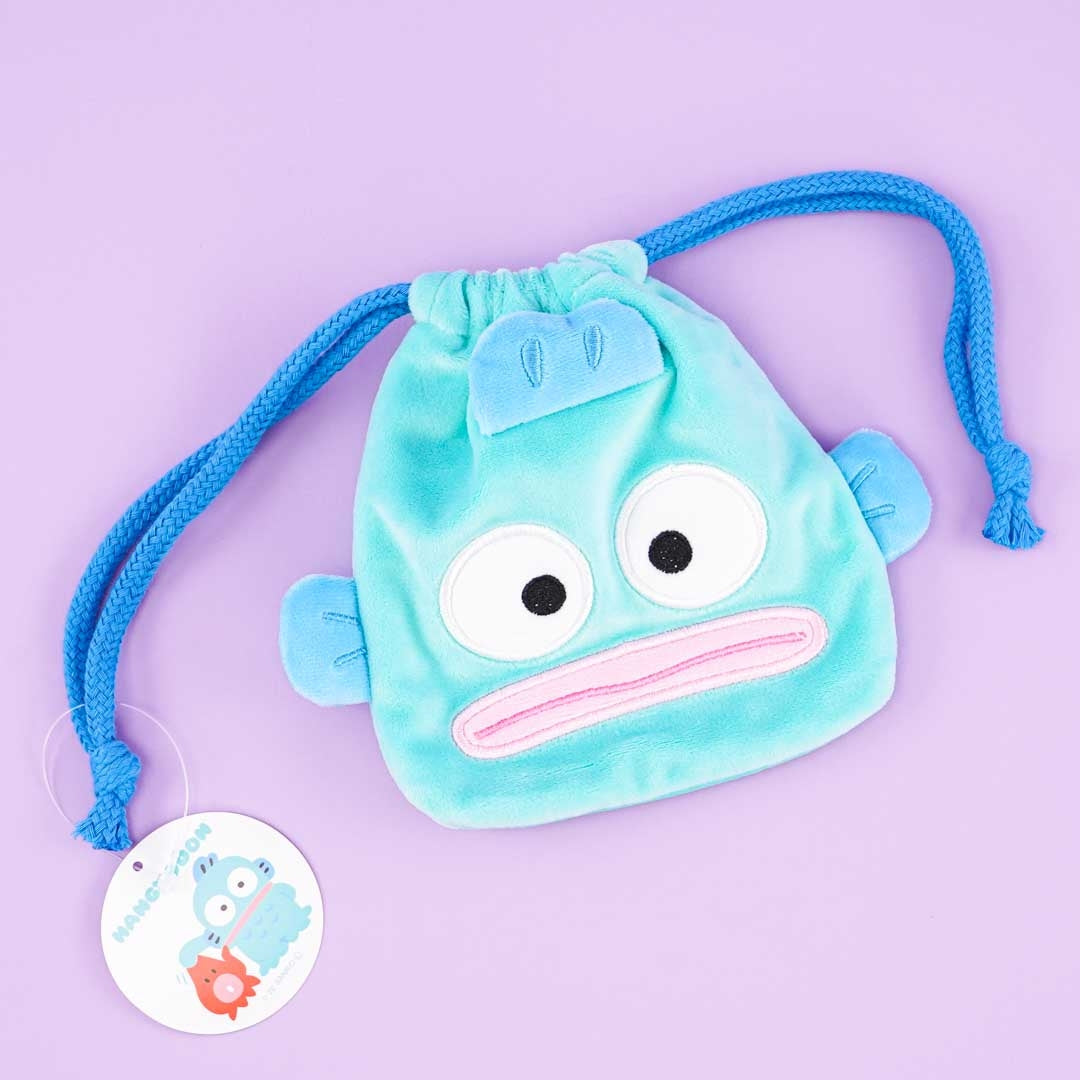 Hangyodon Die-cut Drawstring Pouch