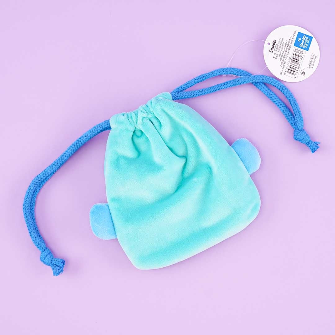Hangyodon Die-cut Drawstring Pouch
