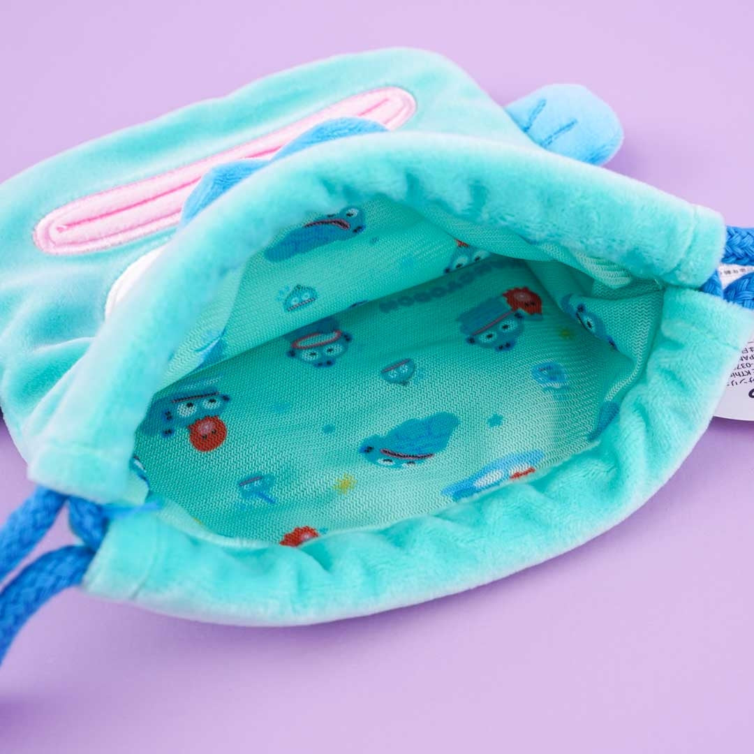 Hangyodon Die-cut Drawstring Pouch