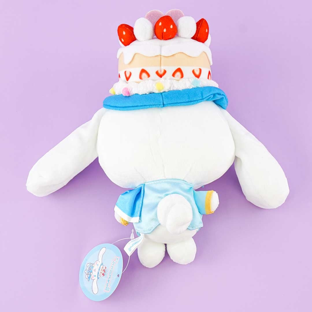 Cinnamoroll 20th Anniversary Cake Hat Plushie - Small