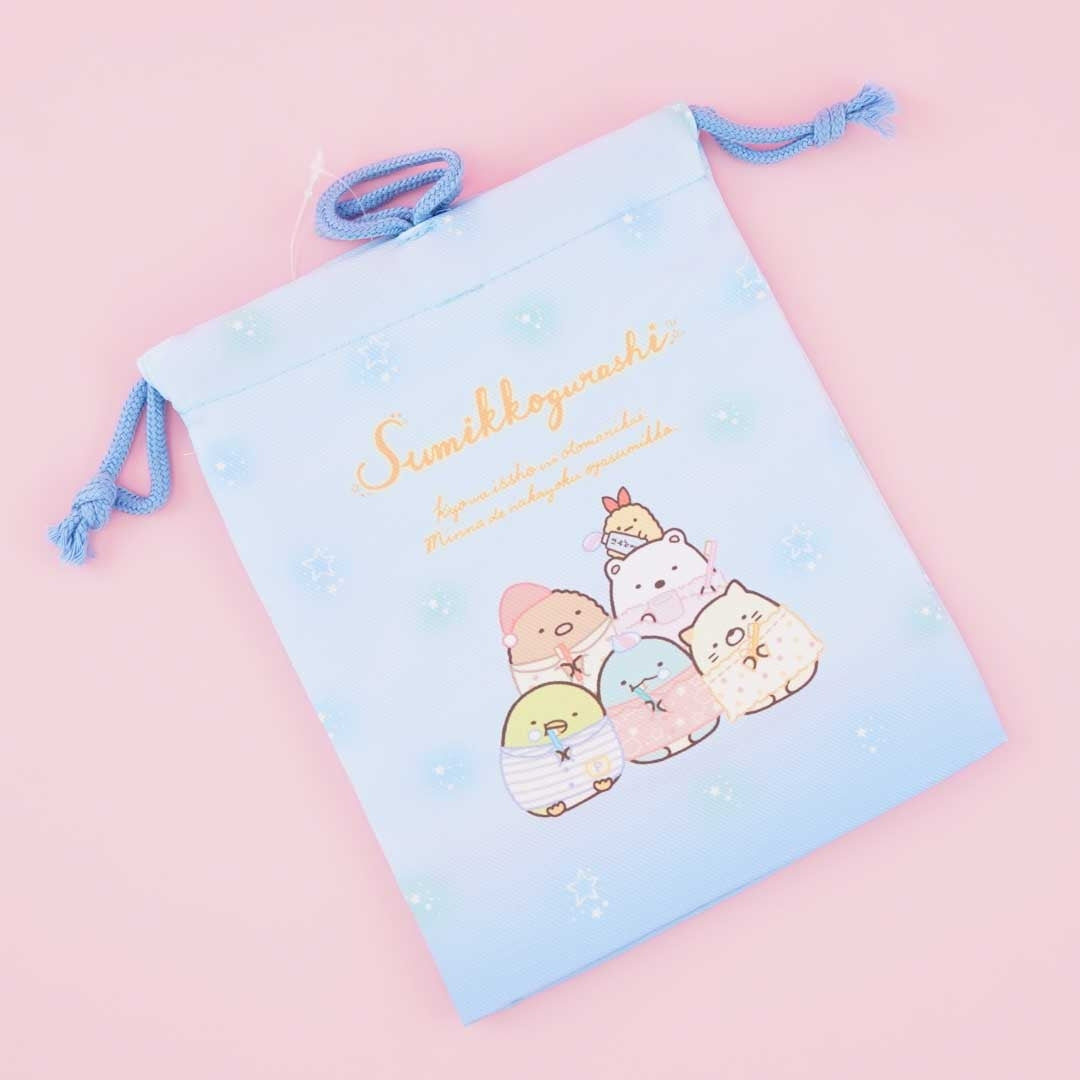 Sumikko Gurashi Slumber Party Drawstring Pouch