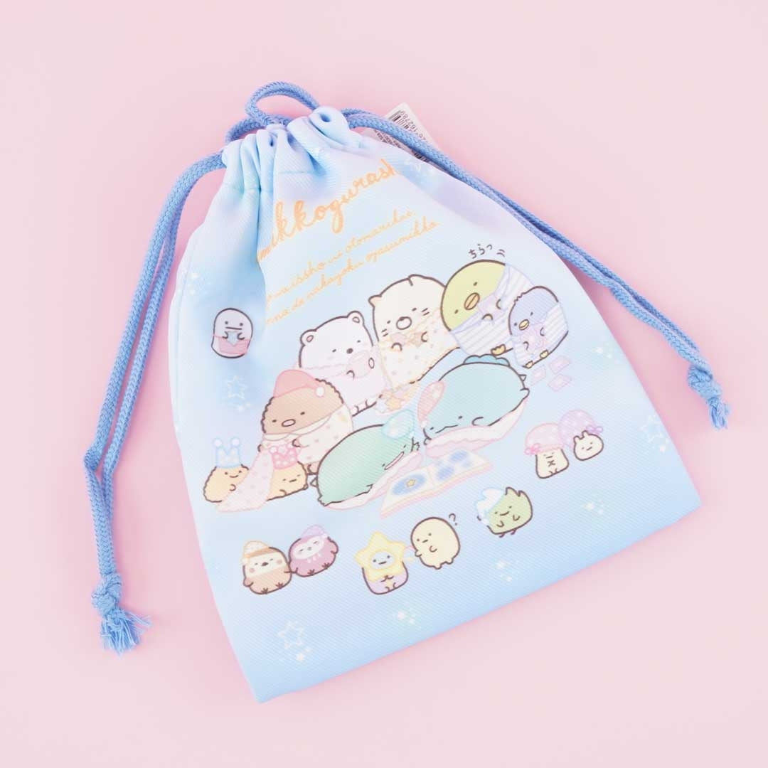 Sumikko Gurashi Slumber Party Drawstring Pouch
