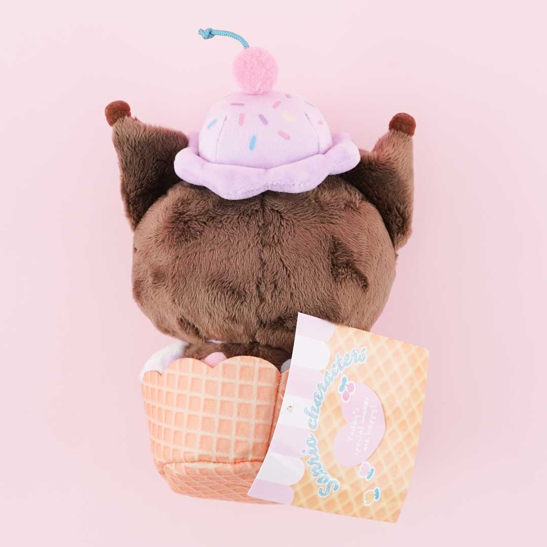 Kuromi Ice Cream Parlor Plushie - Medium