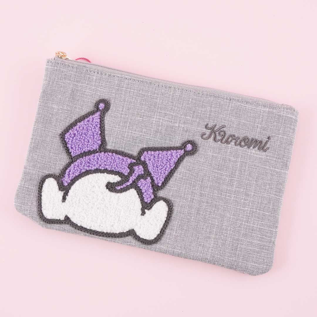 Kuromi Sagara Embroidery Flat Pouch