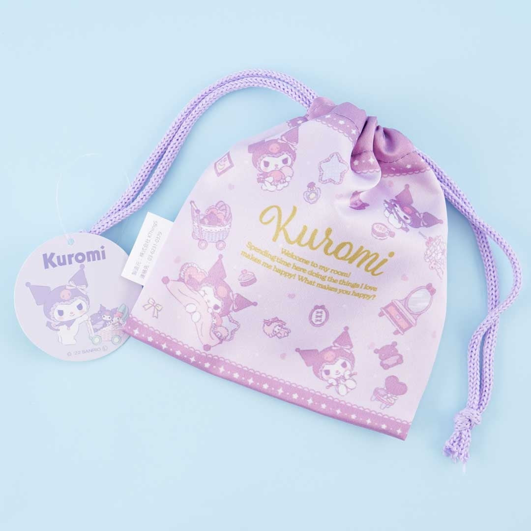 Kuromi Sweet Lolita Drawstring Pouch