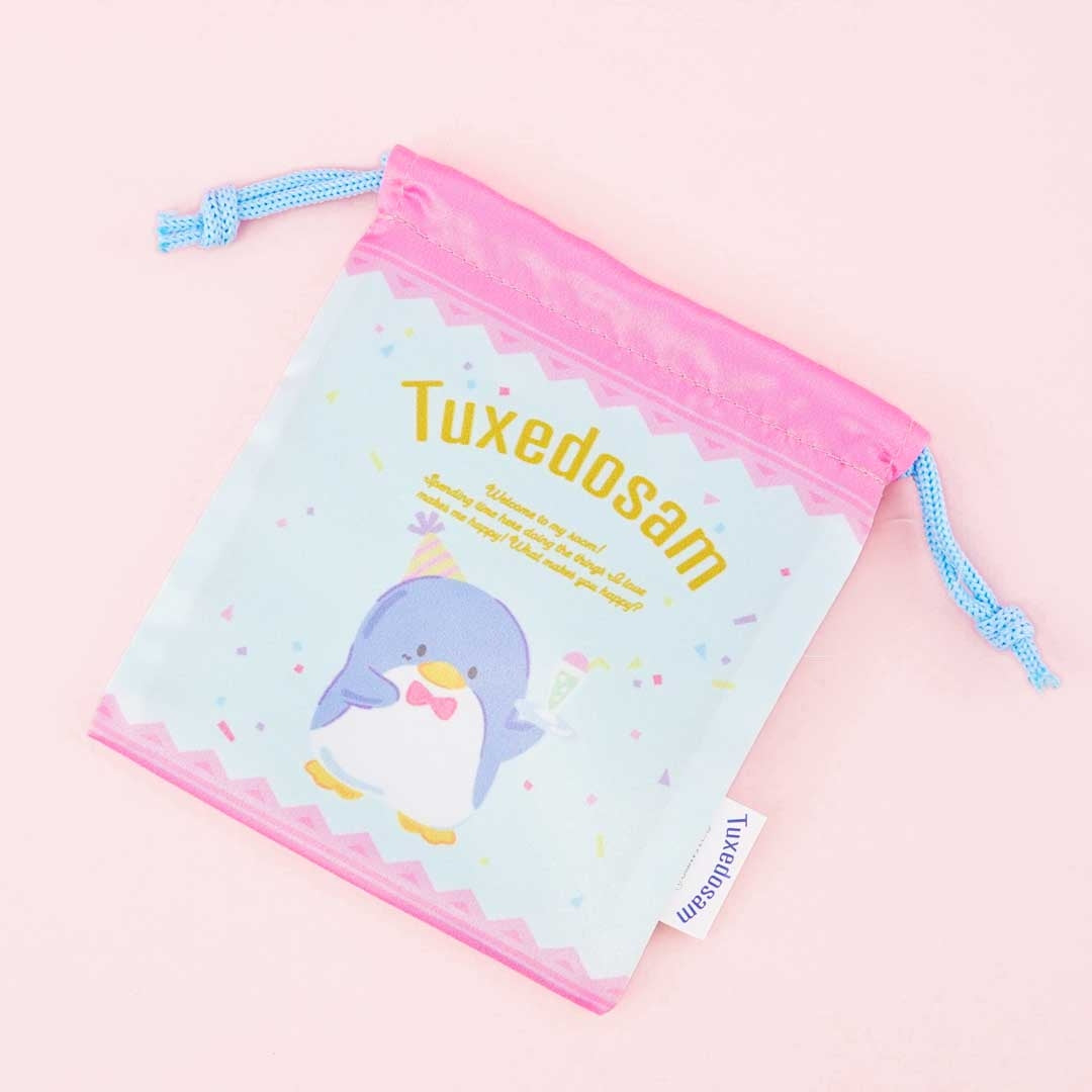 Tuxedosam Party Parfait Drawstring Pouch