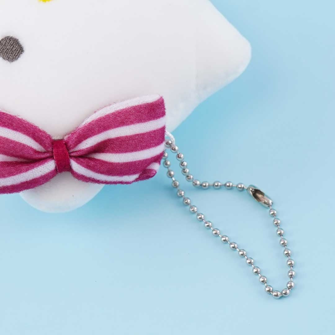Hello Kitty Striped Ribbon Plushie - Medium