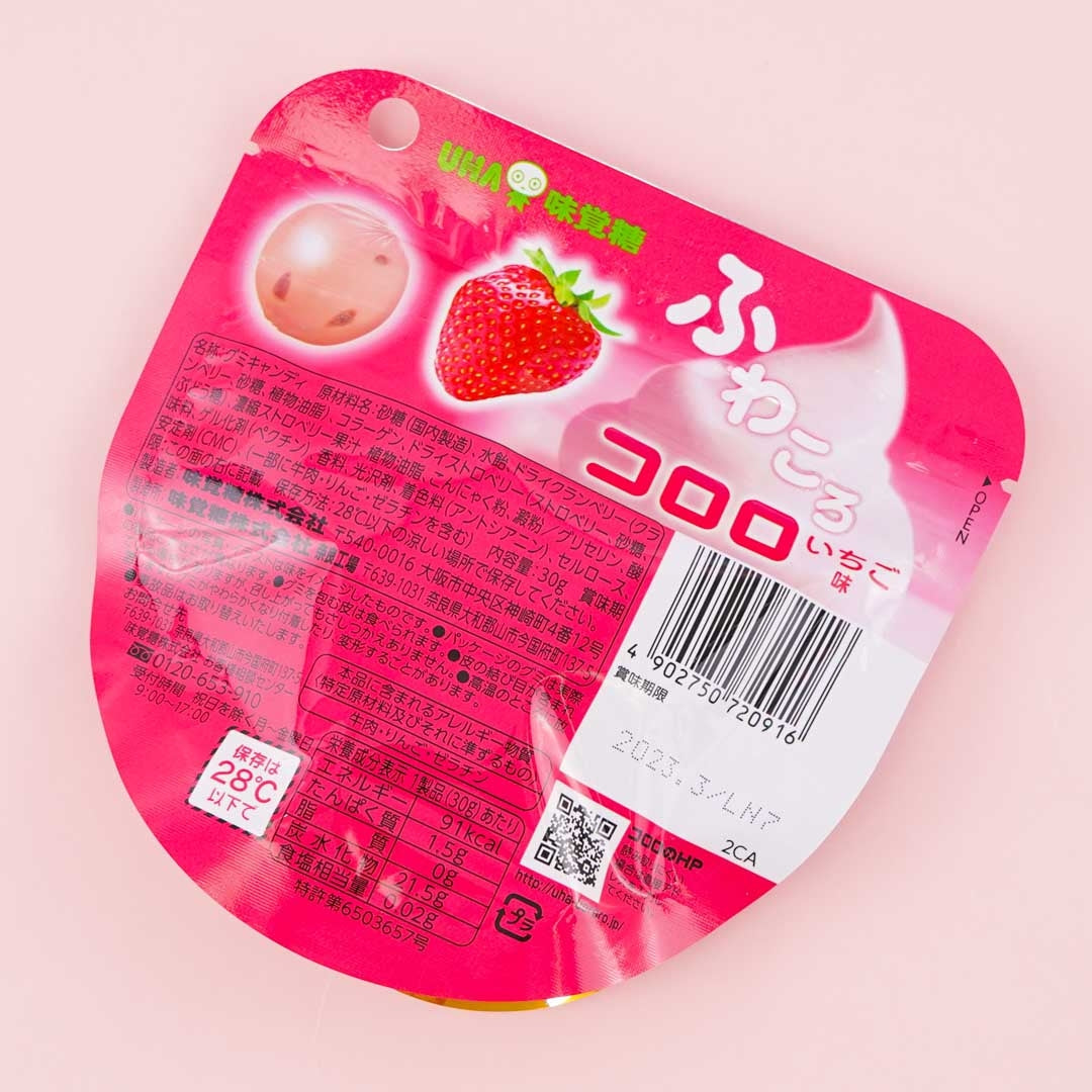UHA Mikakuto Fluffy Kororo Strawberry Flavor