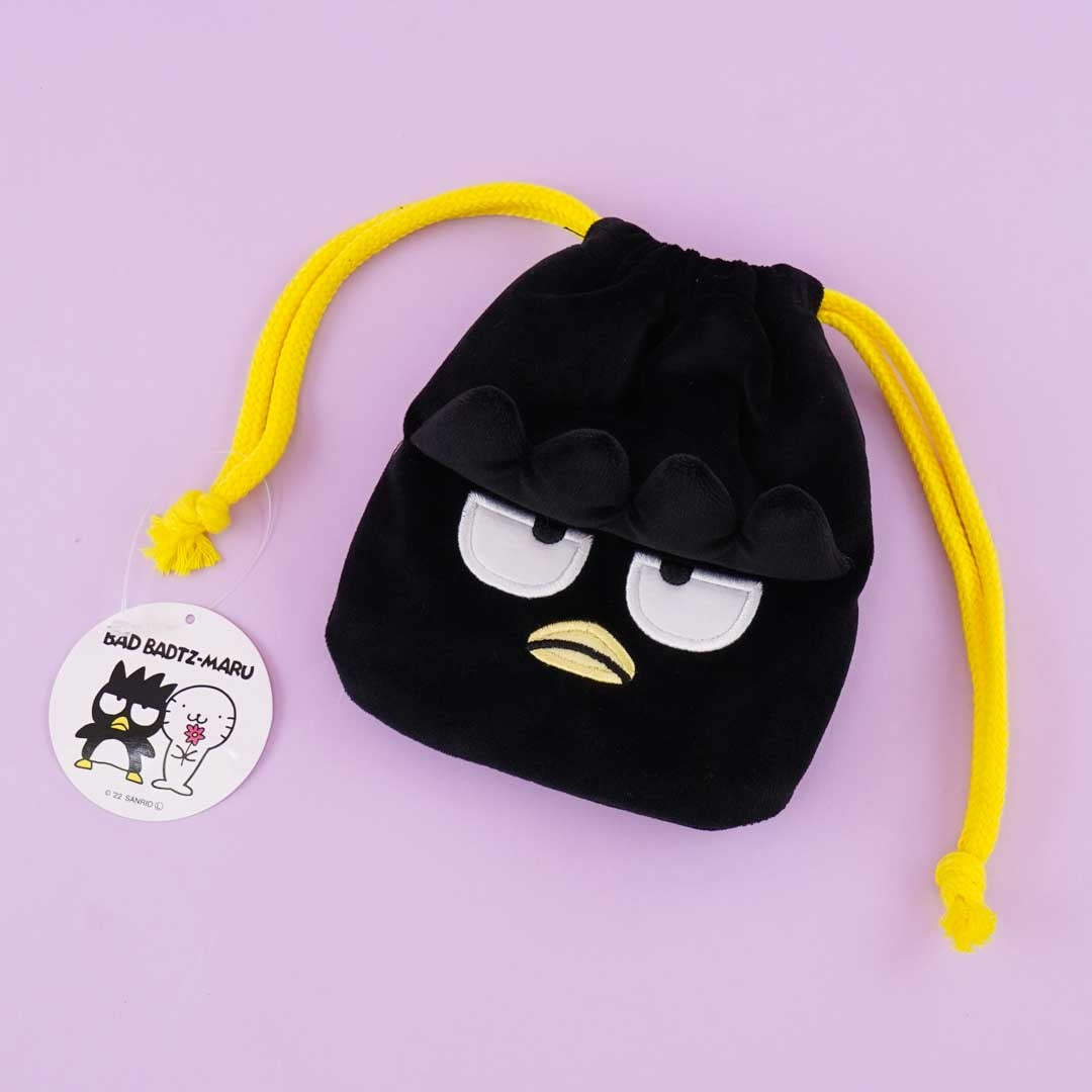 Bad Badtz Maru Die-Cut Mini Drawstring Pouch