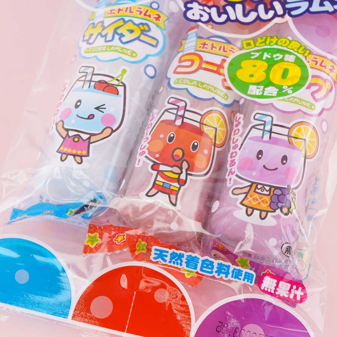 Yaokin Bottle Ramune Candy Set - 3 pcs