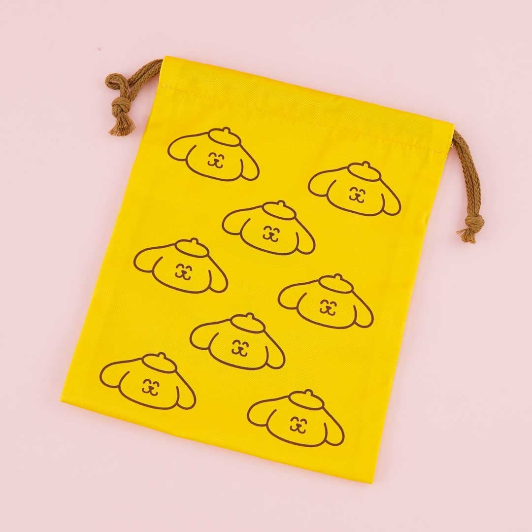 Pompompurin Oekaki-San Drawstring Pouch