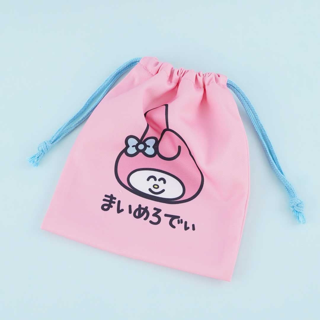 My Melody Oekaki-San Drawstring Pouch