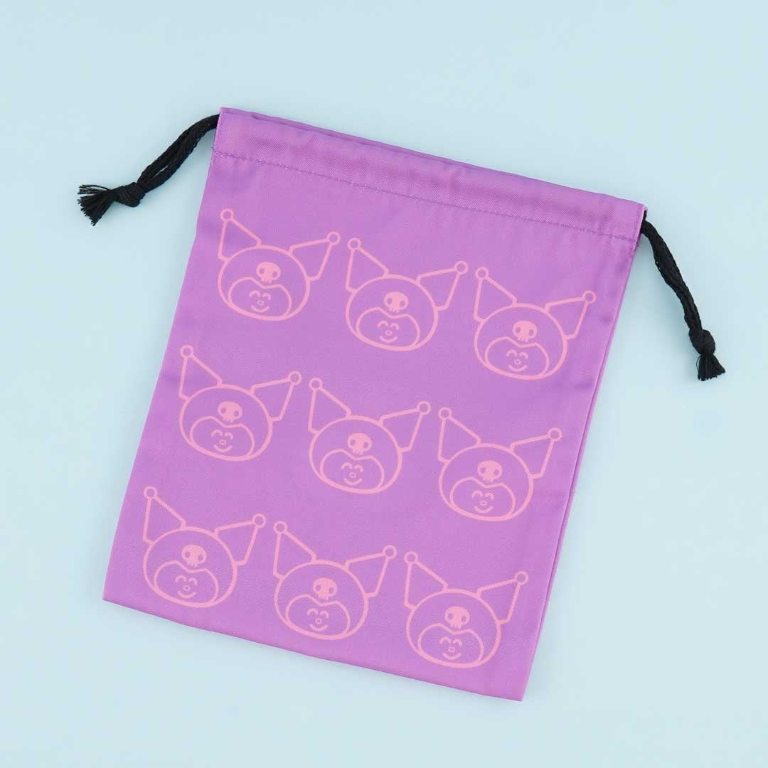 Kuromi Oekaki-San Drawstring Pouch