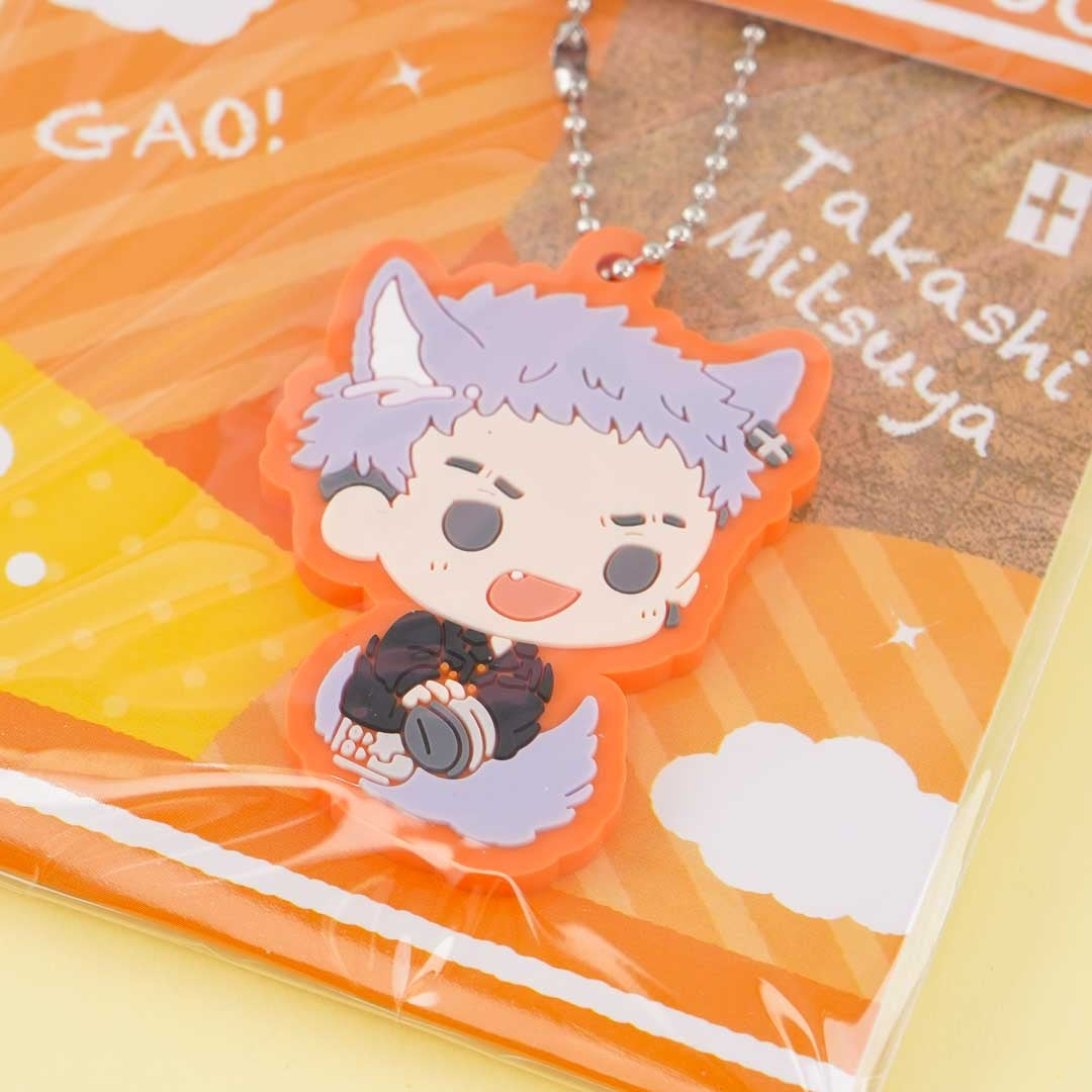 Tokyo Revengers Wolves Rubber Charm - Takashi Mitsuya
