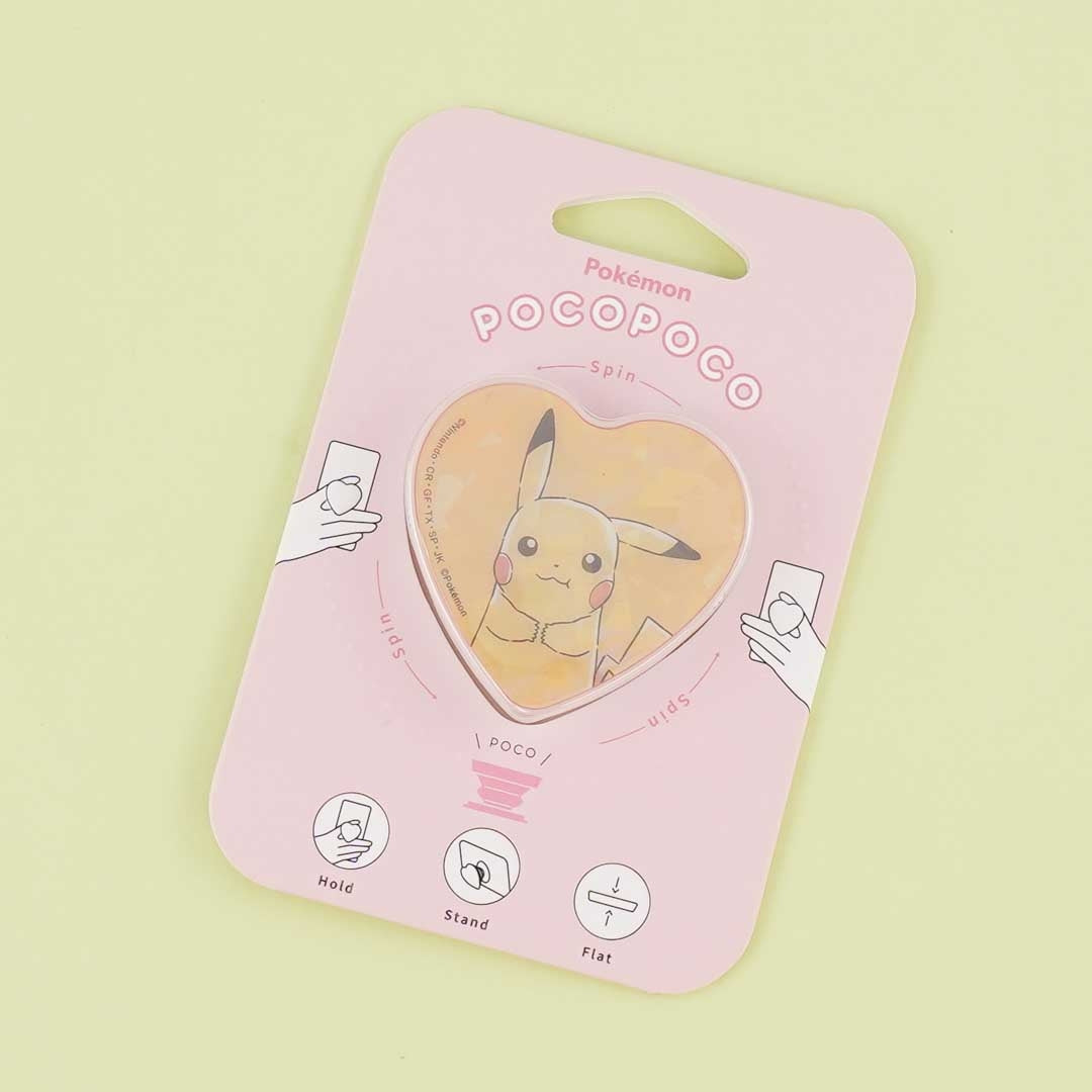 Pokemon Pocopoco Hologram Smartphone Ring - Pikachu