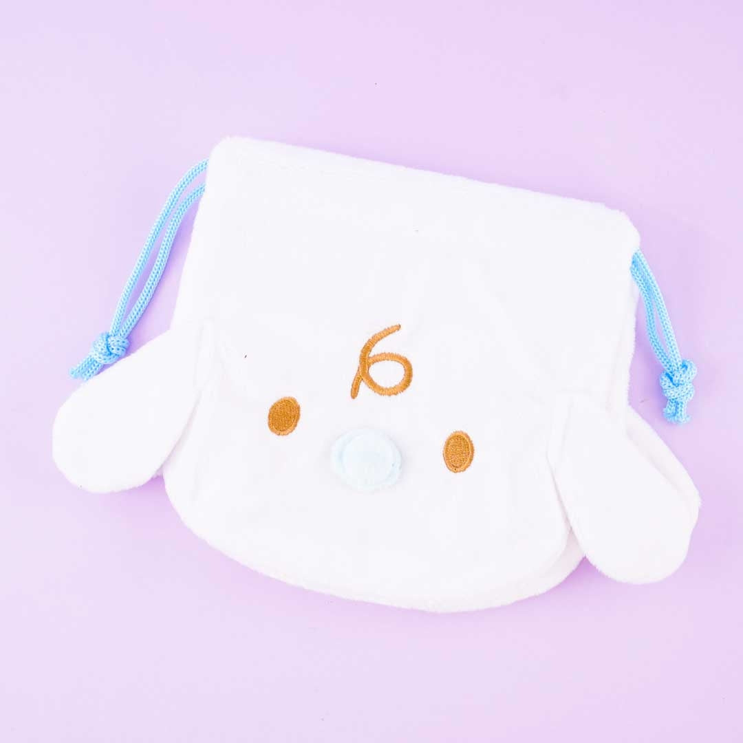 Cinnamoroll & Milk Double Drawstring Pouch