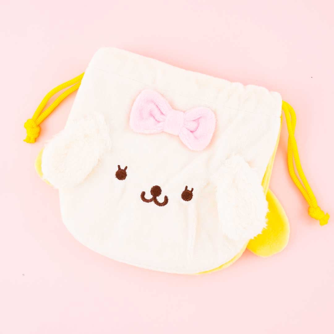 Pompompurin & Macaron Double Drawstring Pouch