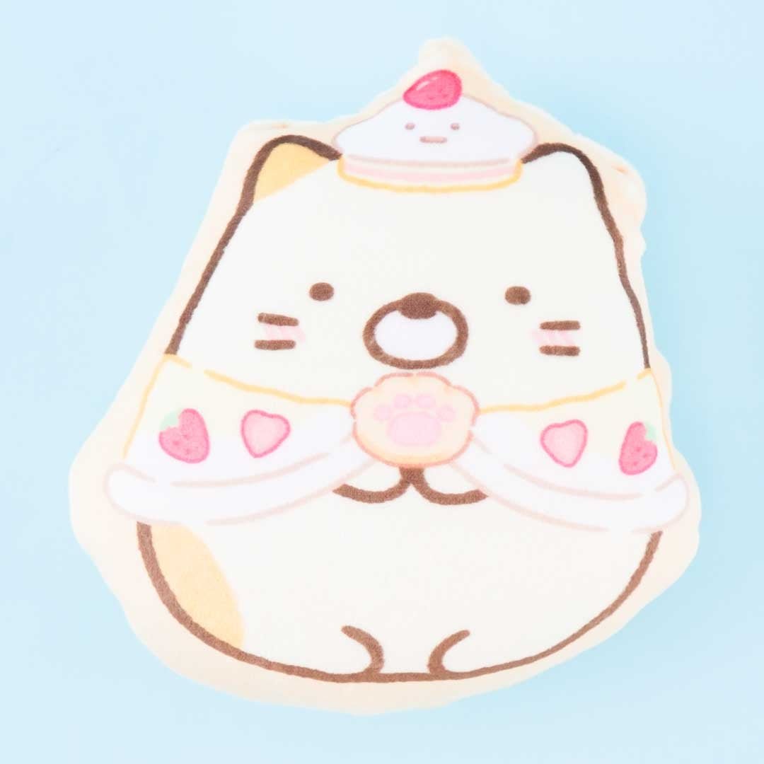 Sumikko Gurashi Sweets Plushie Pouch - Neko