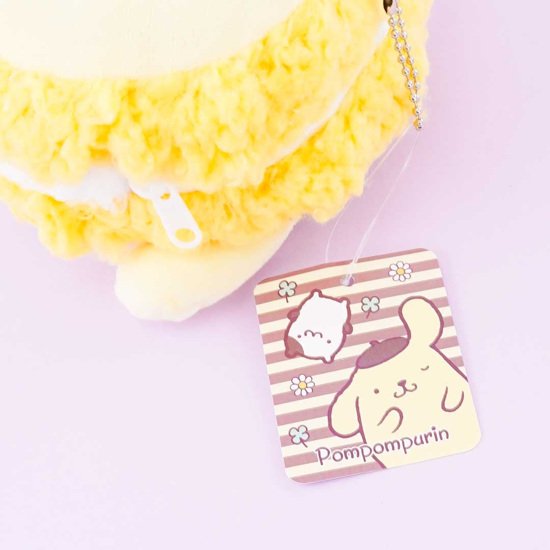 Pompompurin Wooly Macaron Pouch