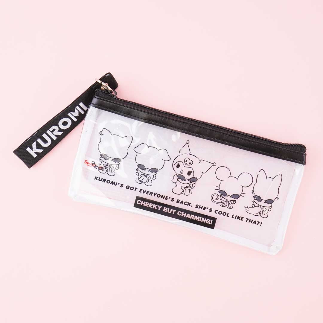 Kuromi's 5 Transparent Pen Pouch