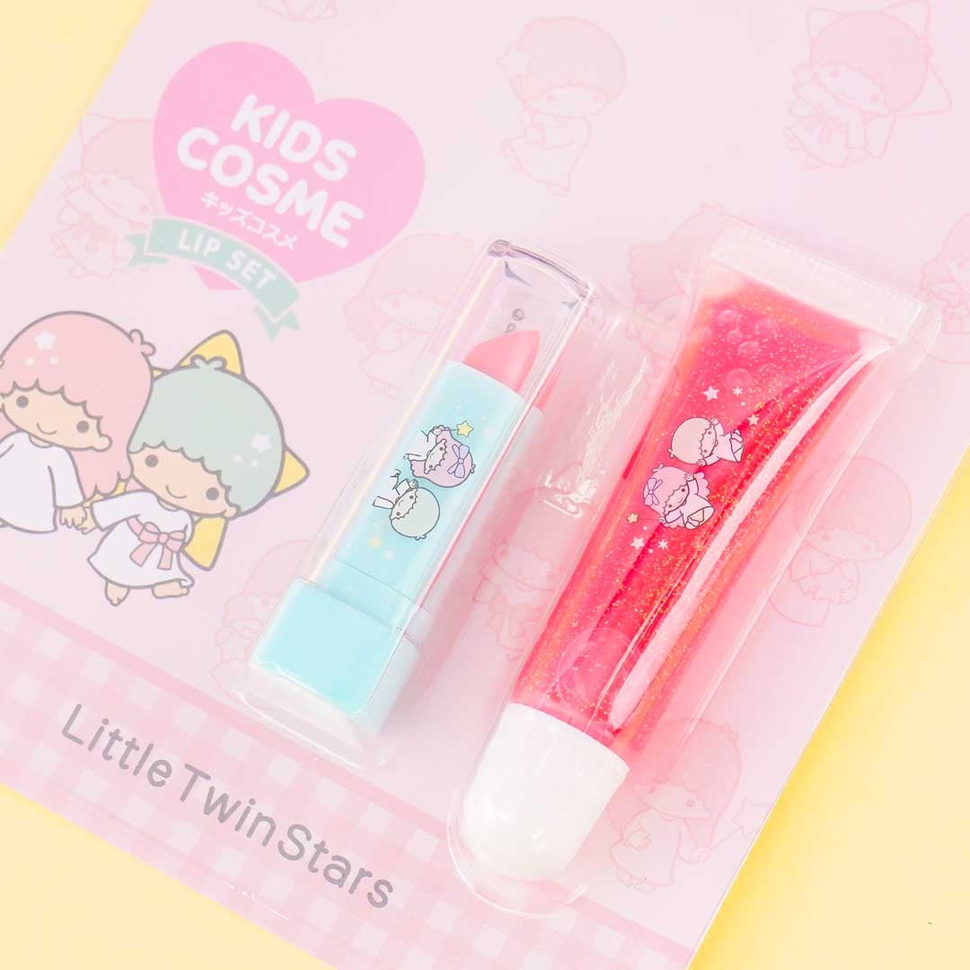 Little Twin Stars Lipstick & Gloss Set