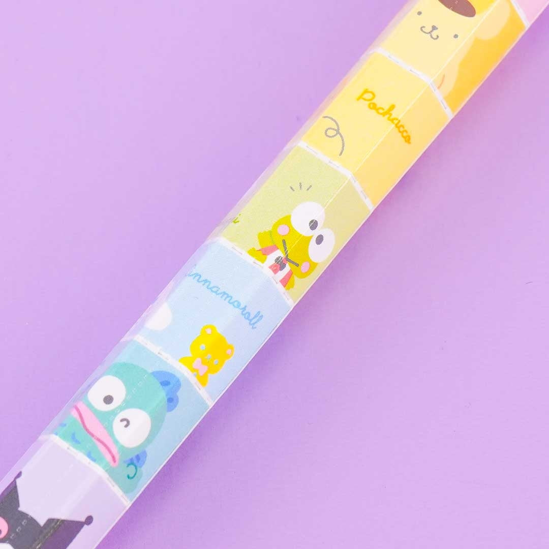 Sanrio Characters Friendship Hexagon Slim Eraser