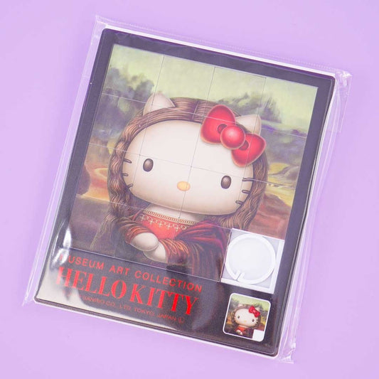 Hello Kitty Museum Art Collection Sliding Puzzle - Mona Lisa